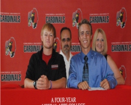 Ryan and Family along with Coach McCosky