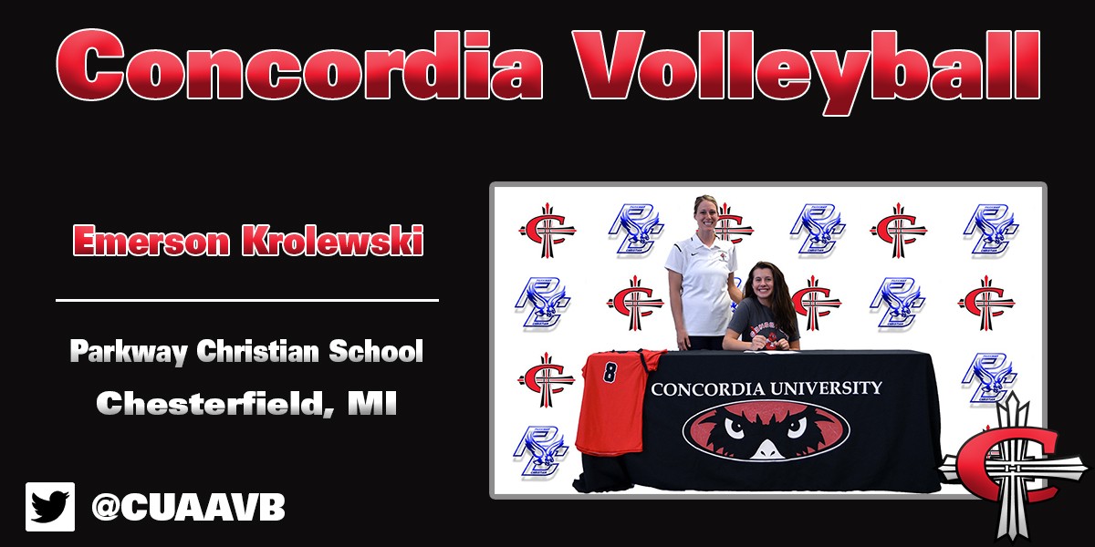 Volleyball signs Emerson Krolewski of Parkway Christian