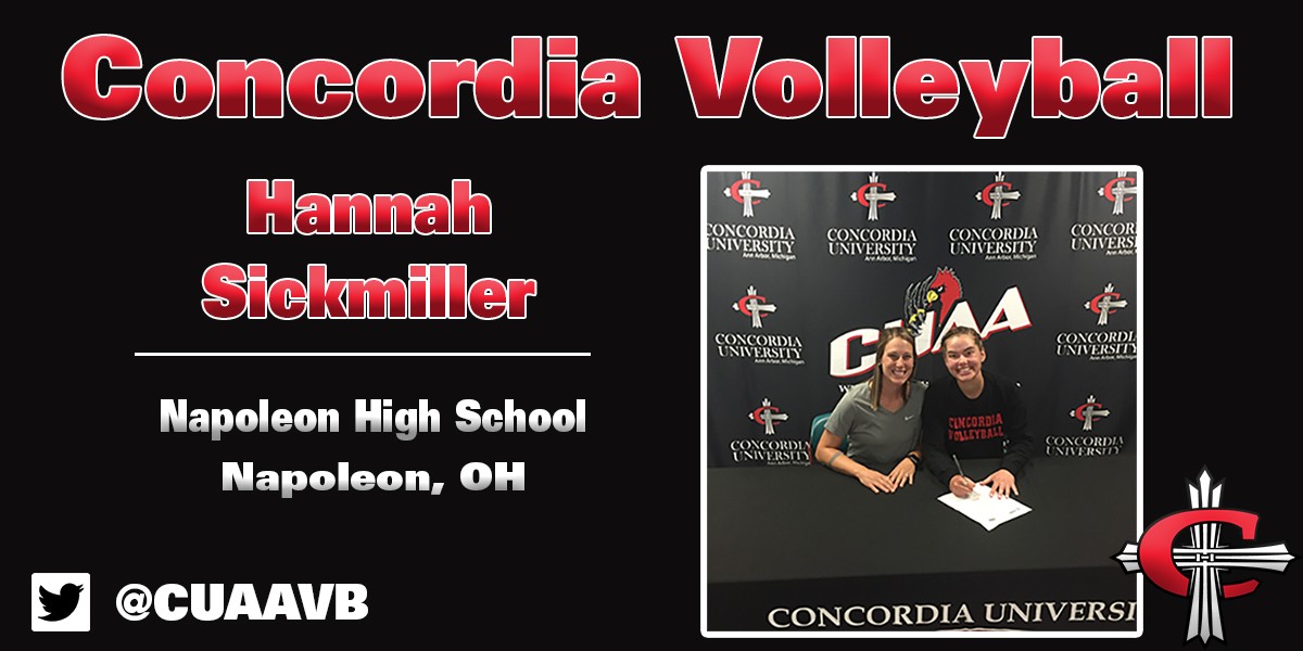 Volleyball signs Hannah Sickmiller of Napoleon