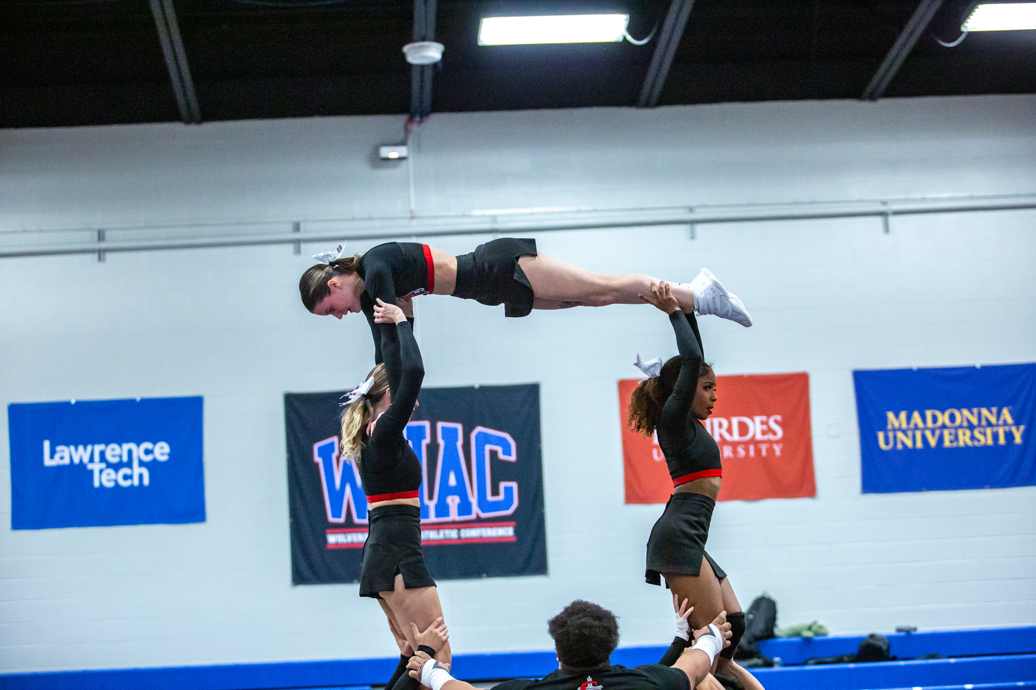 Cheer competes in preliminary round of NAIA Championships