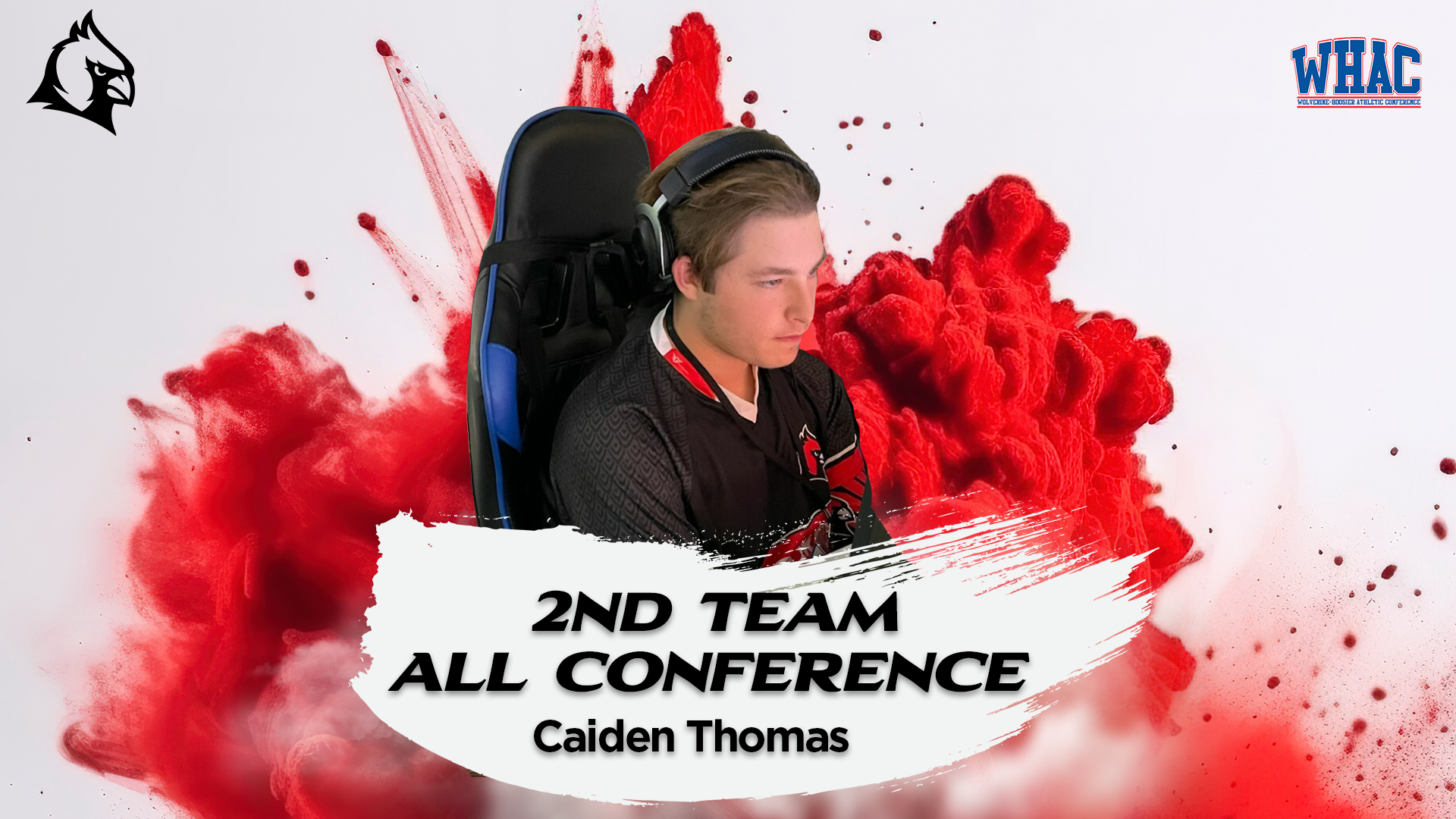 Thomas named to WHAC Second Team All-Conference for Rocket League