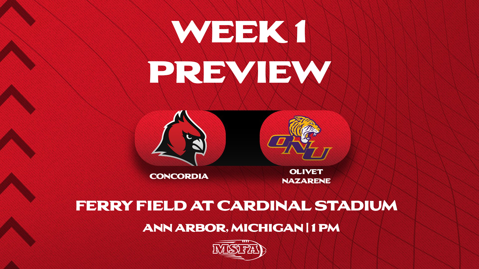 WEEK ONE PREVIEW: Football hosts Olivet Nazarene in Season Opener