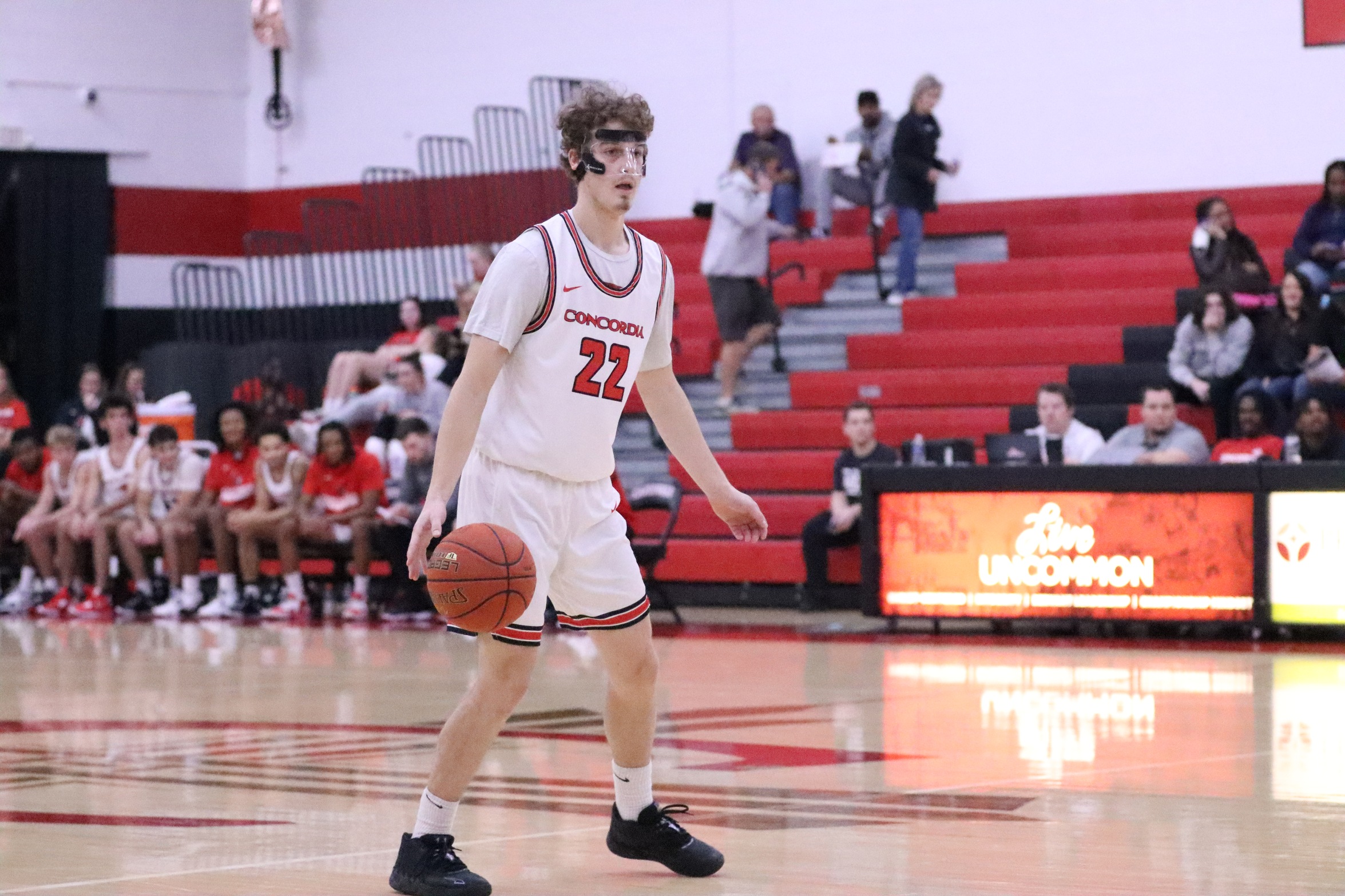Men's Basketball downs Lourdes in WHAC opener; Yahn reaches 100 wins