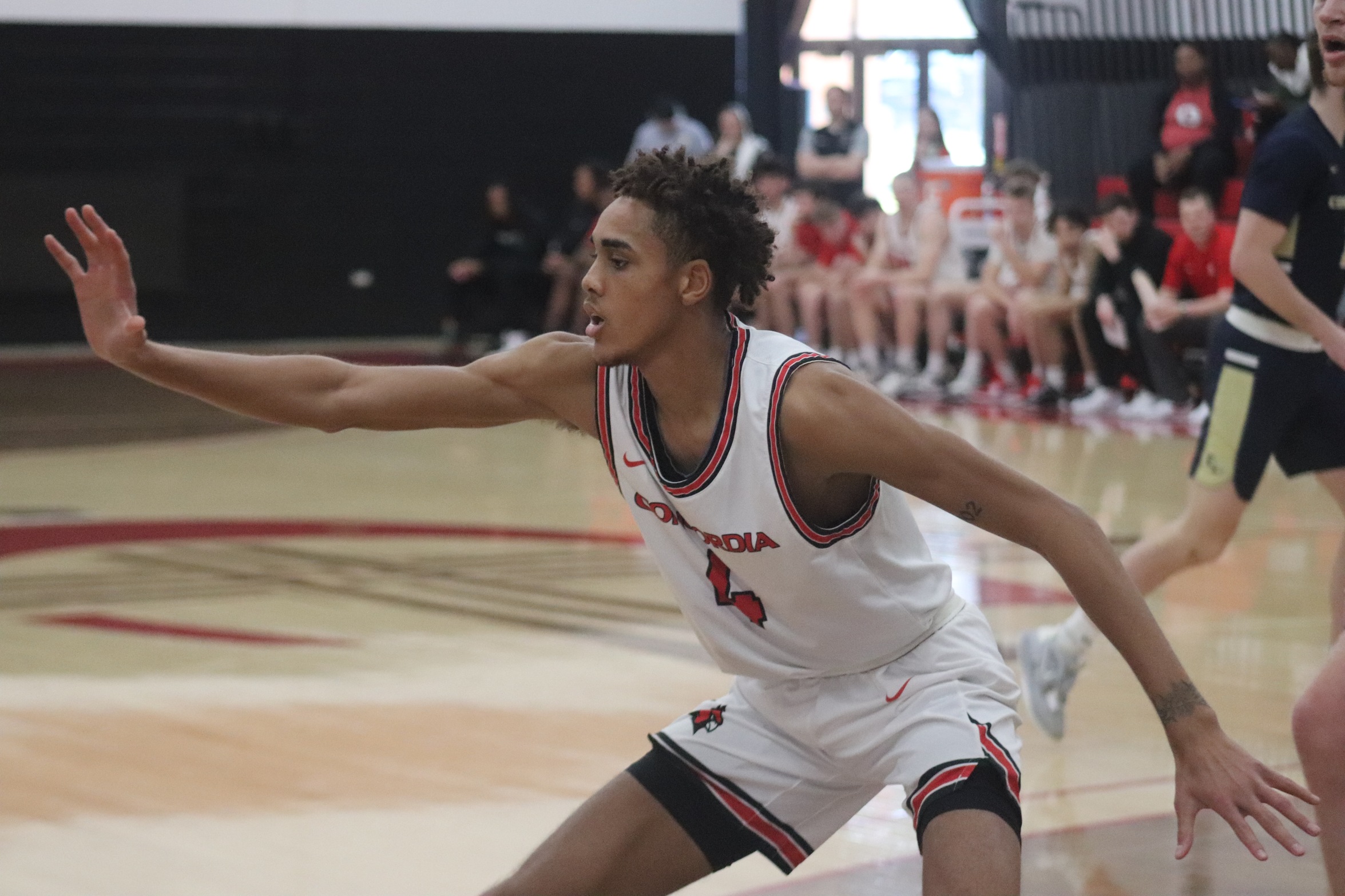 Men's Basketball battles Cornerstone but falls at home