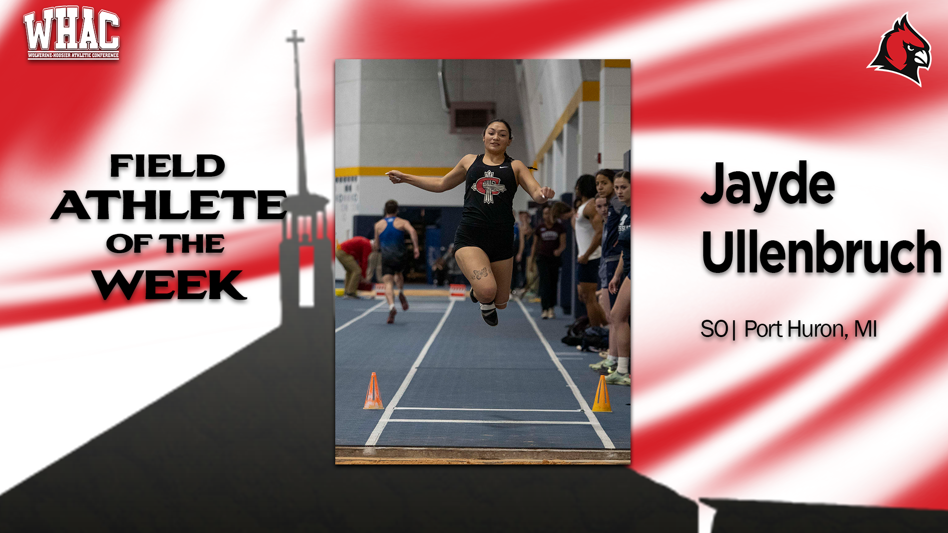 Ullenbruch earns third WHAC Player of the Week this Year