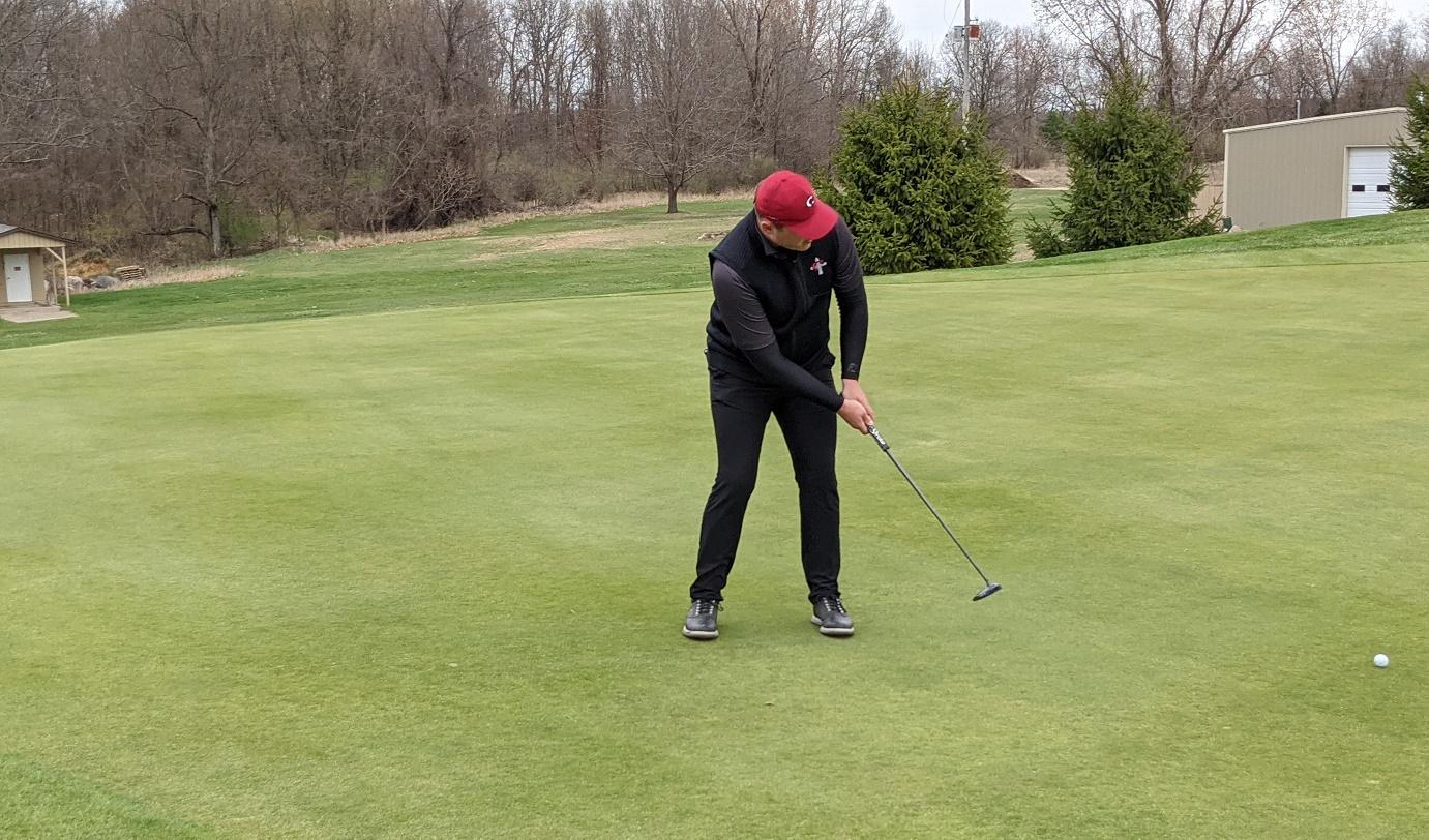 Will Heiber posts the team's low score after the first two rounds at the WHAC Championship