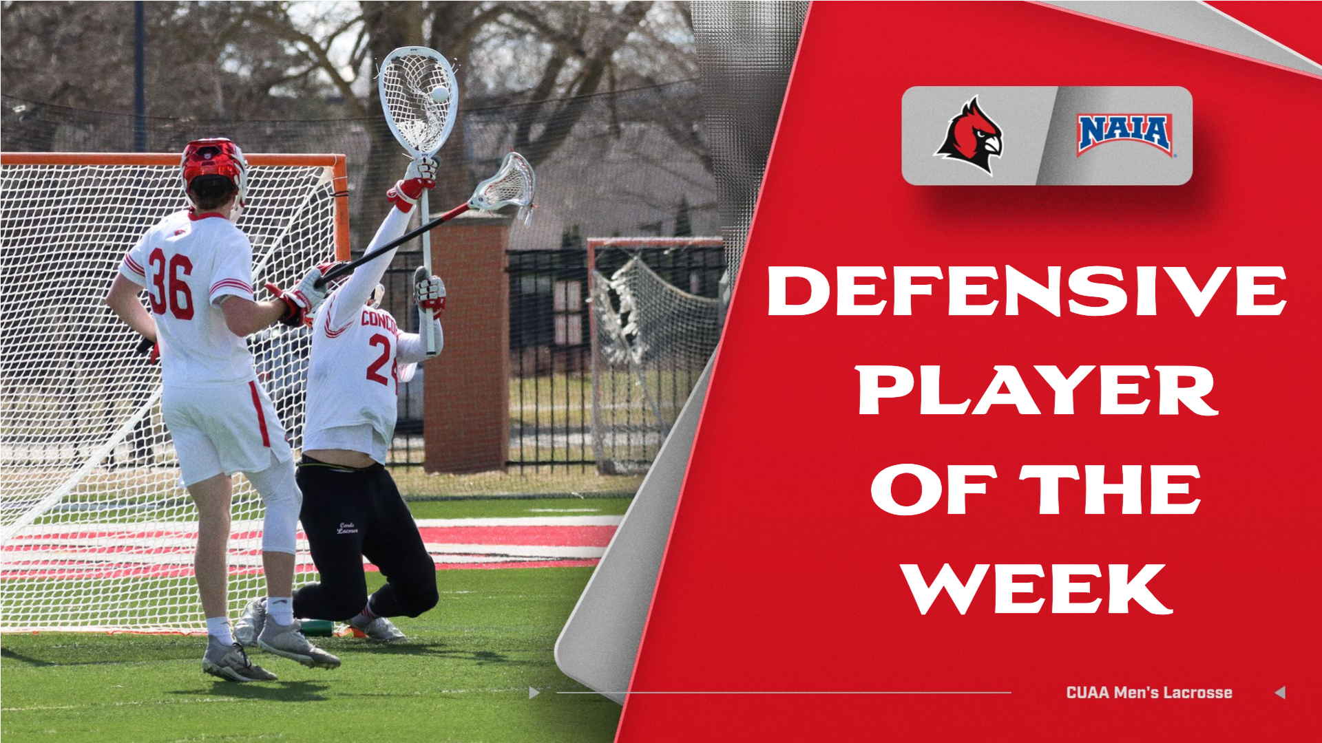 Joe Loria named the NAIA Defensive Player of the Week