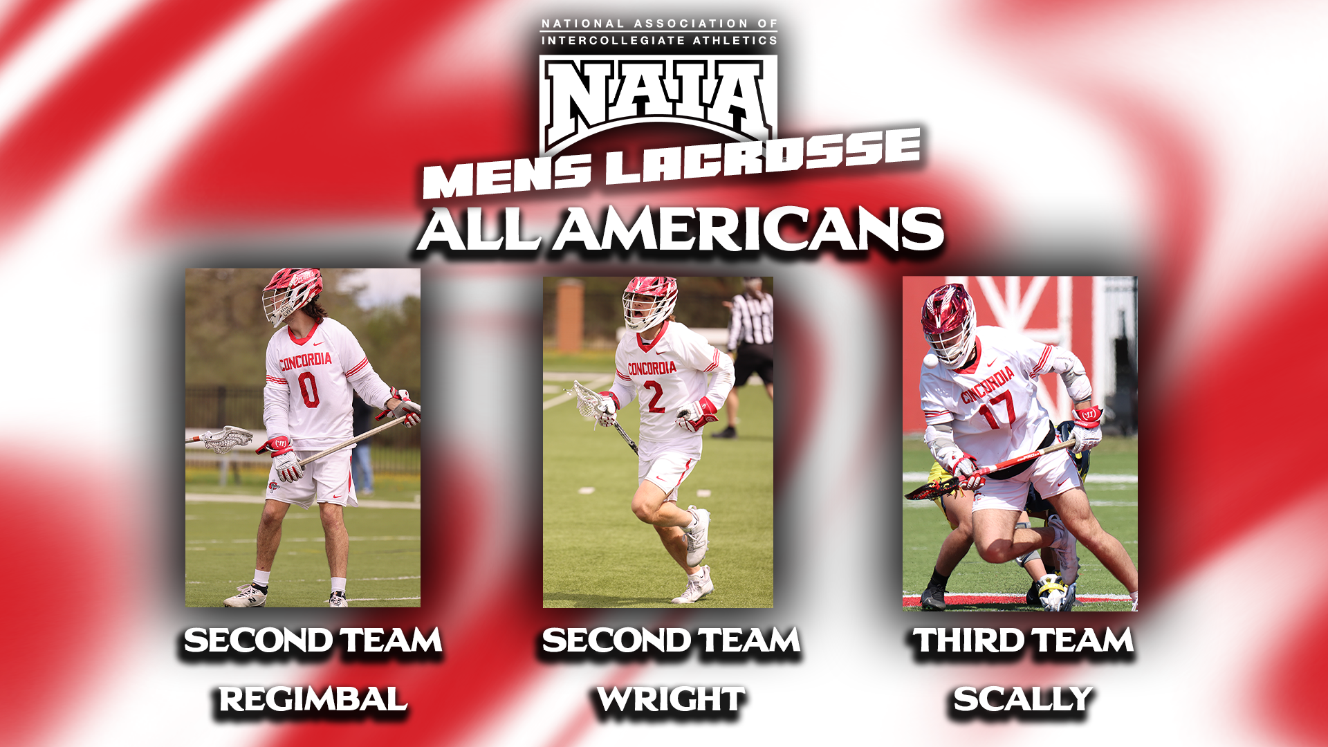Regimbal, Wright, and Scally named NAIA All-Americans