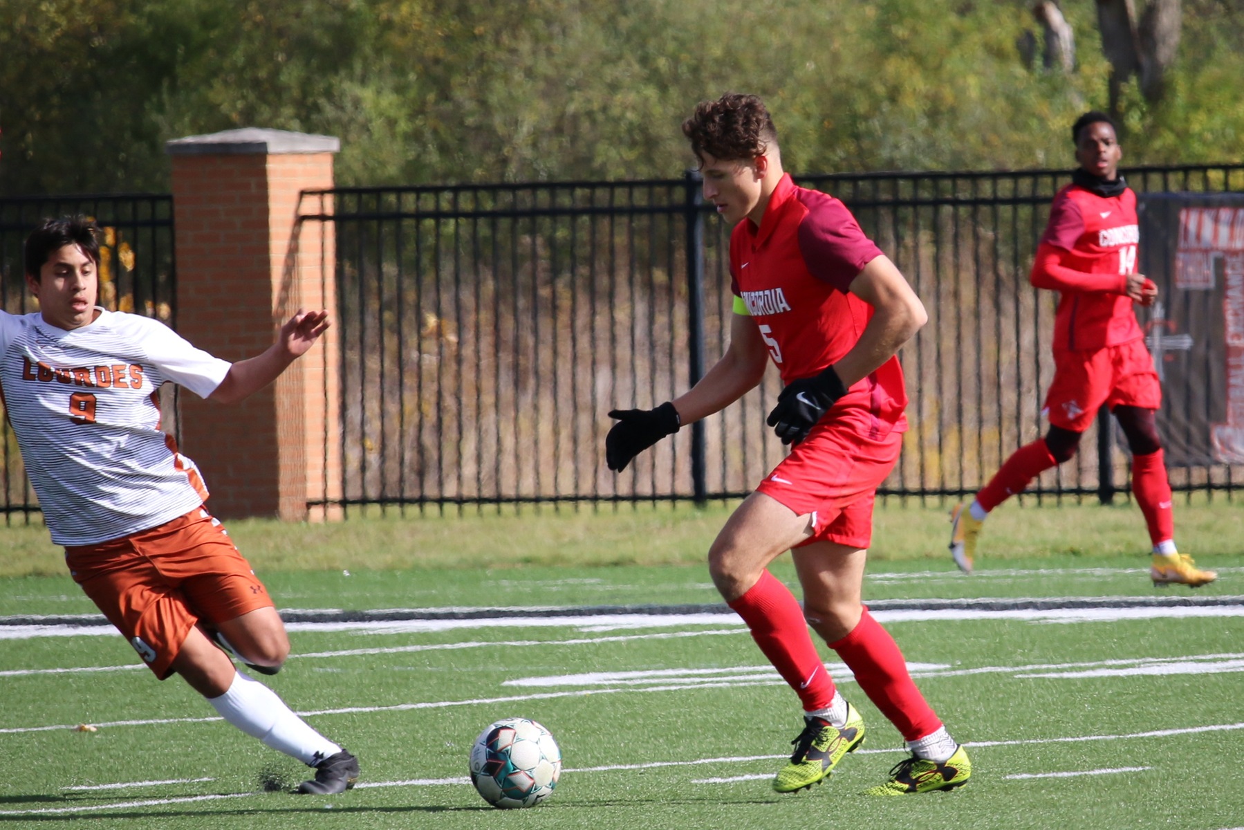 Late goal lifts Lourdes over Concordia, 2-1