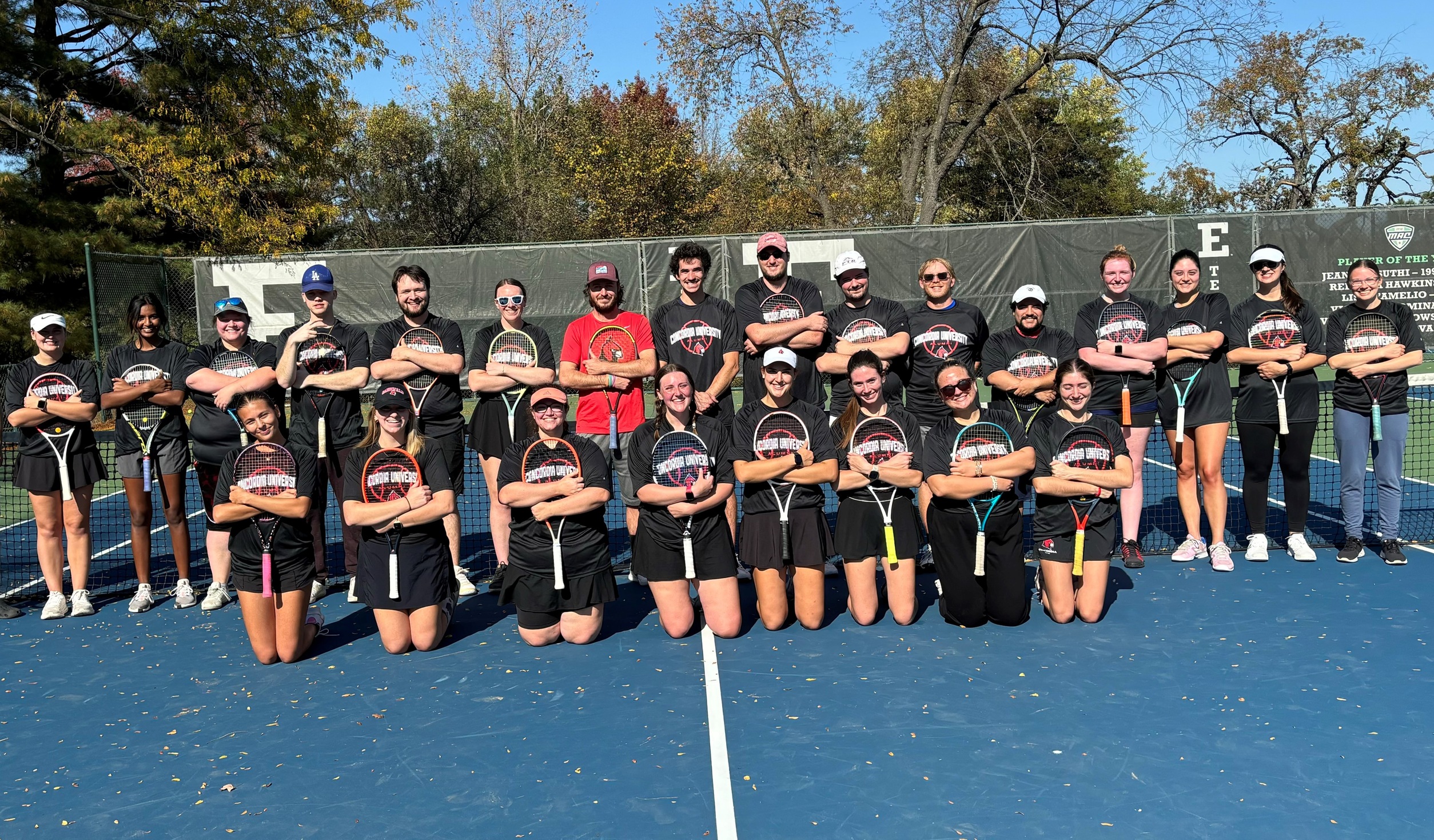 Concordia Tennis hosts first ever Alumni Match