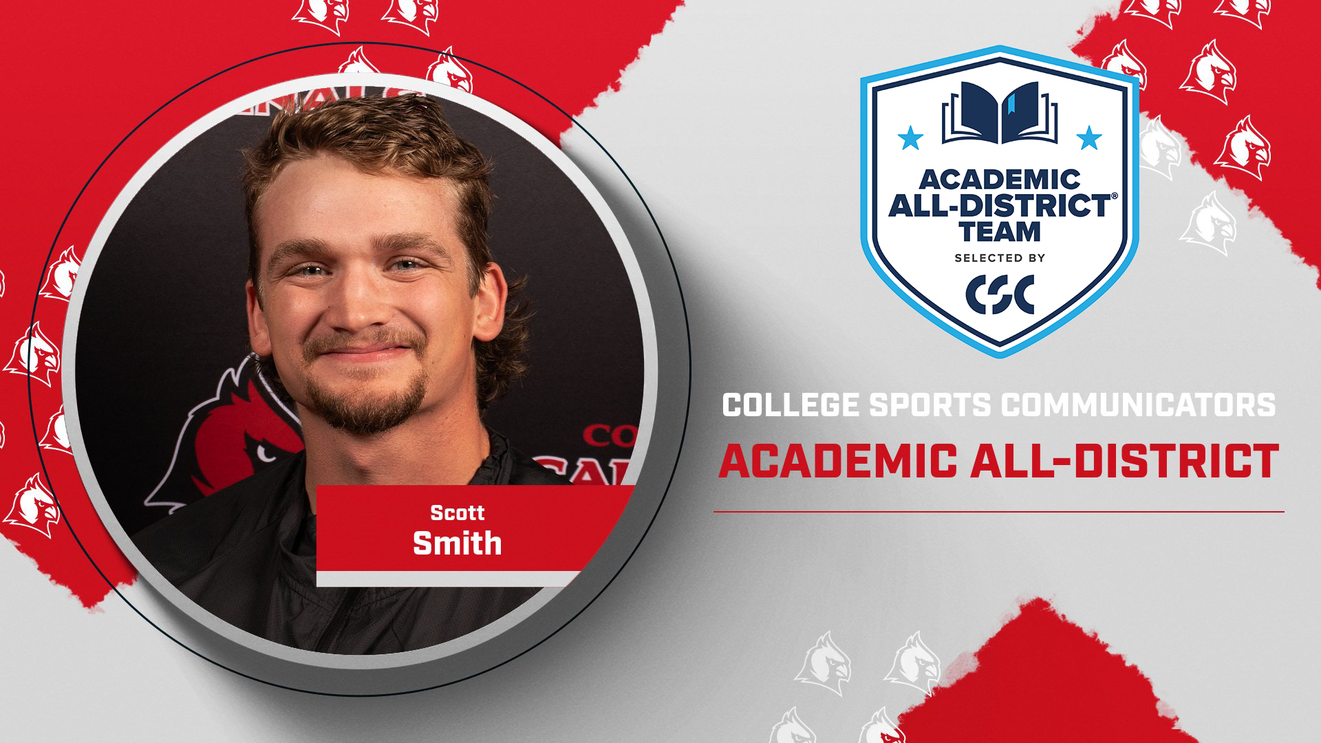 Scott Smith named to CSC Academic All-District Team