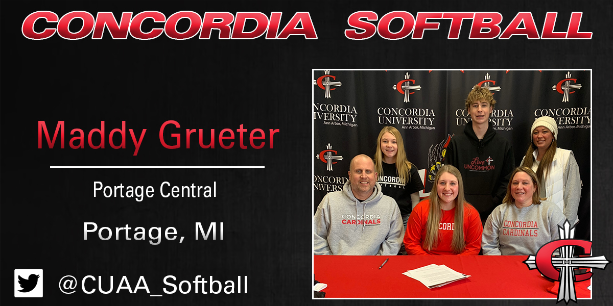 Maddy Grueter signs with CUAA Softball
