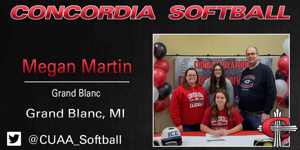 Megan Martin signs with Concordia Softball