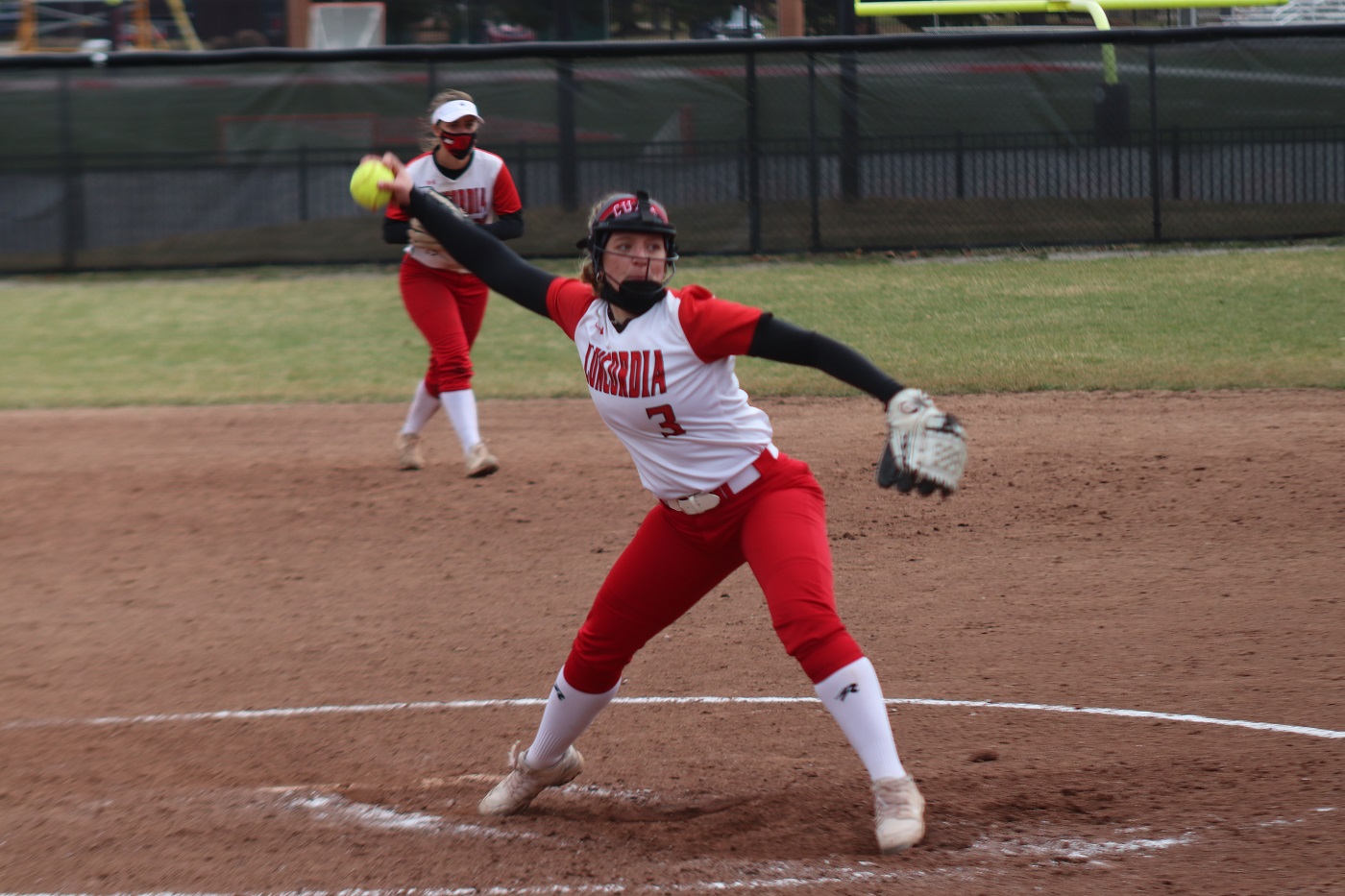 Maddie Cieczka recorded a complete game win over Rochester
