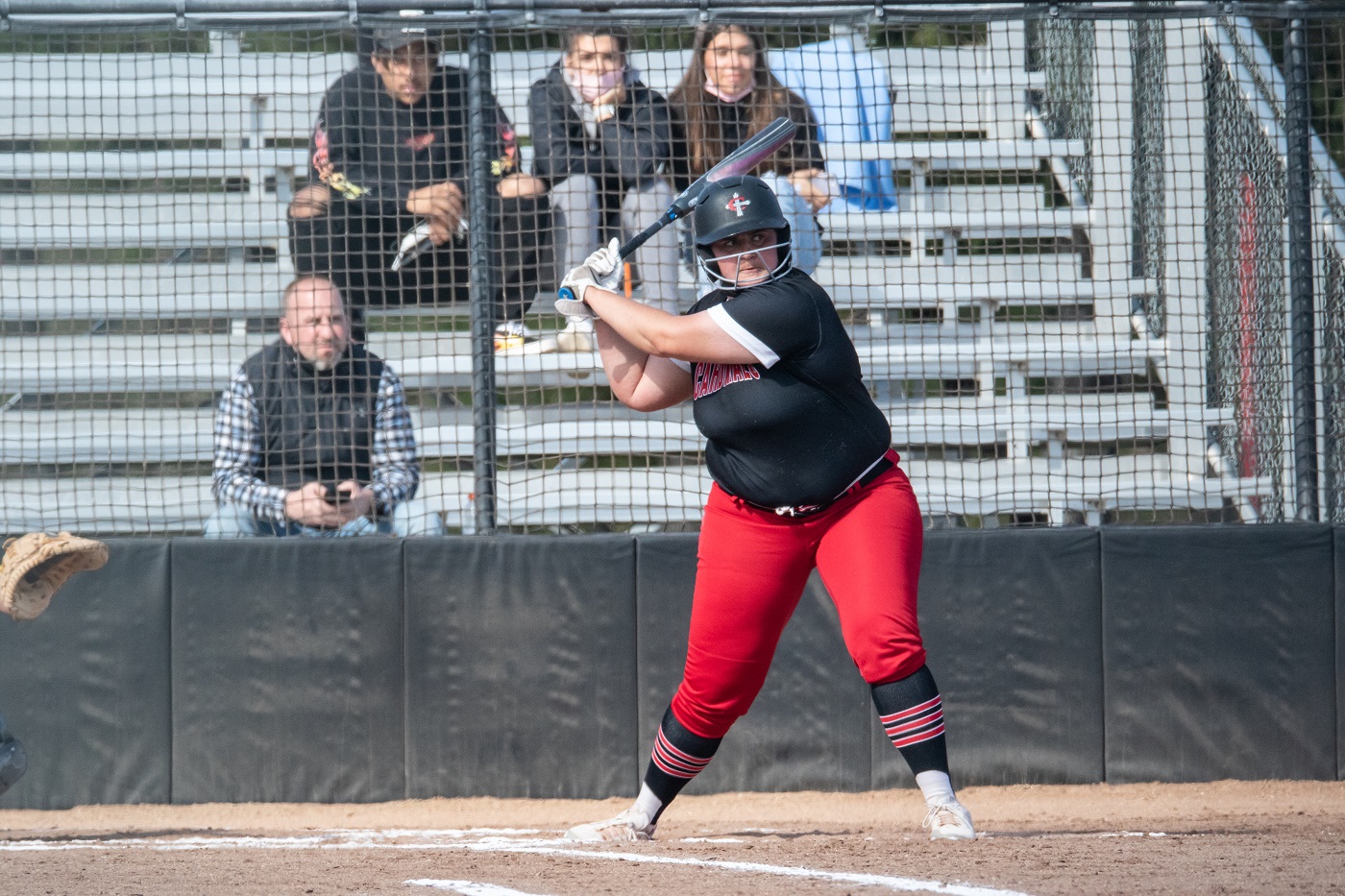 Kate Elias went 5-6 in the Cardinals sweep over Lourdes