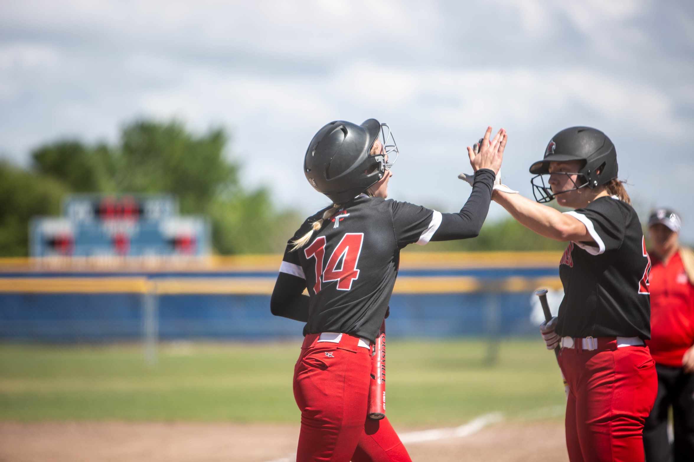 Softball splits a pair against Lawrence Tech