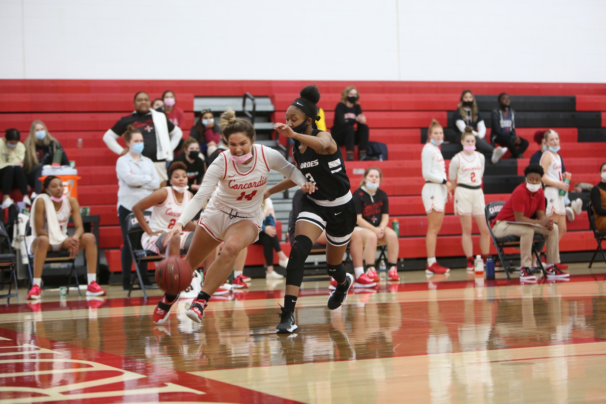 Katie Snow led the Cardinals with a career high 31 points