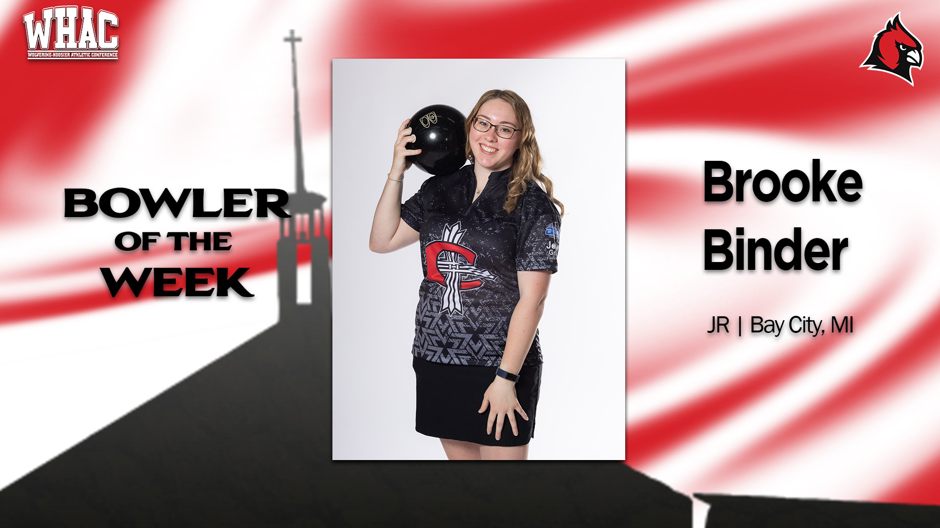 Brooke Binder Earns Second Career WHAC Bowler of the Week Honor