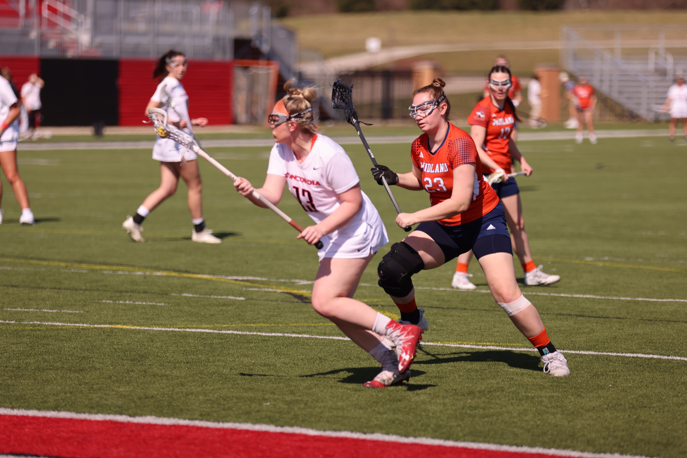 Women's Lacrosse overpowers Midland 15-2 in home opener