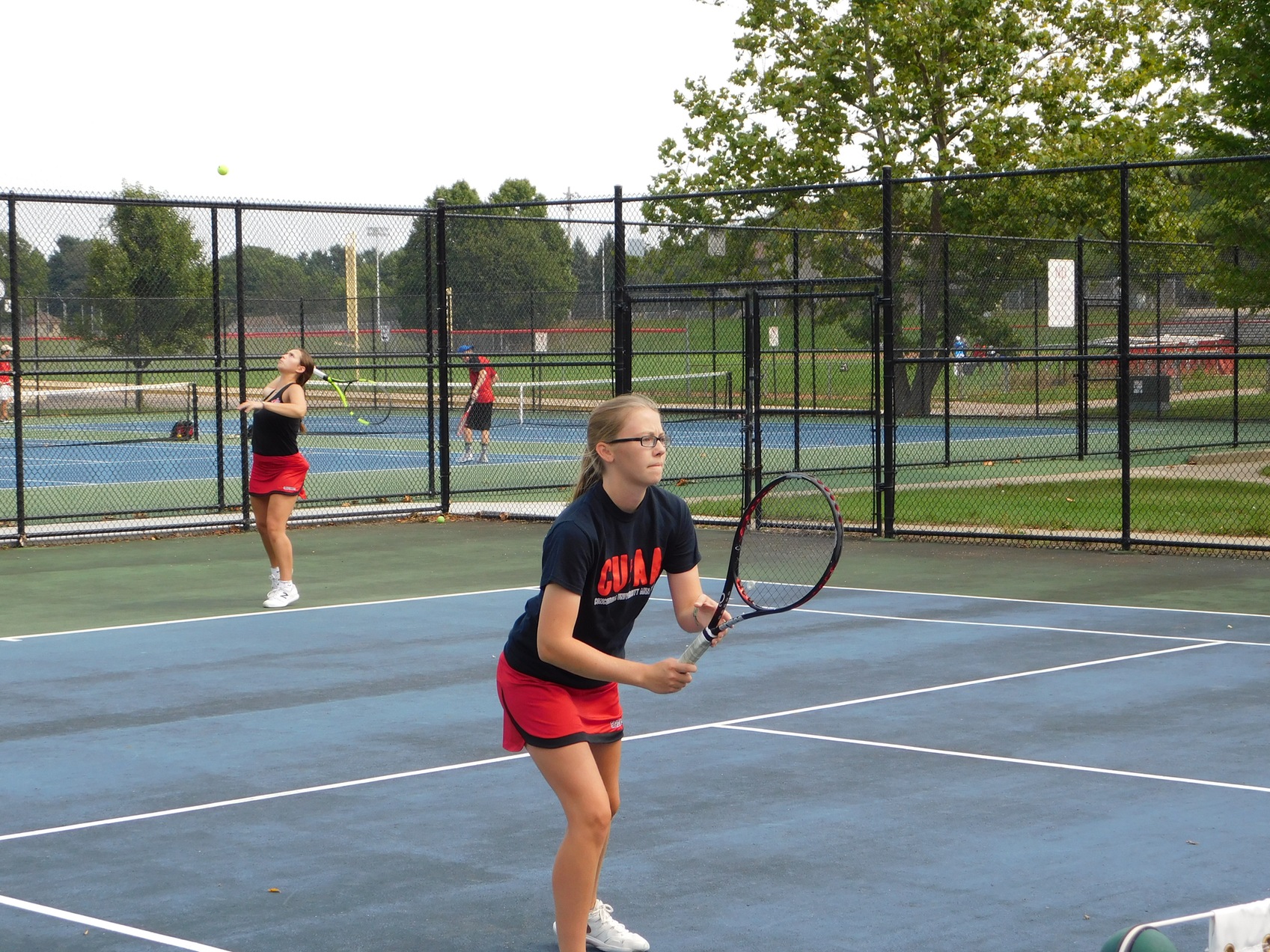 Women's tennis falls to Grace College, 7-0