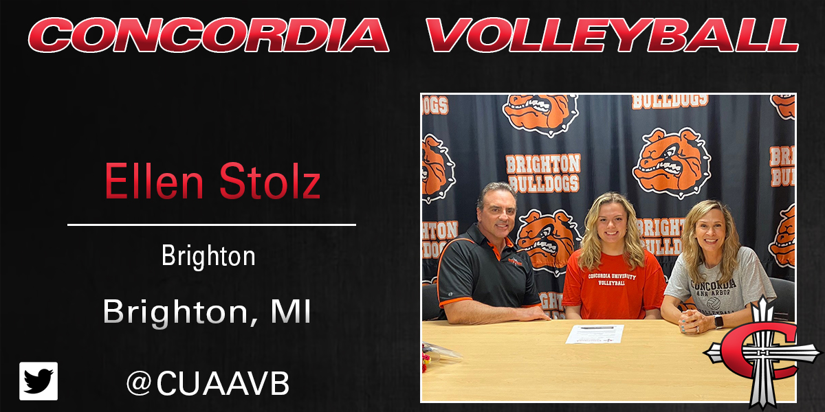 Ellen Stolz signs with Concordia Volleyball