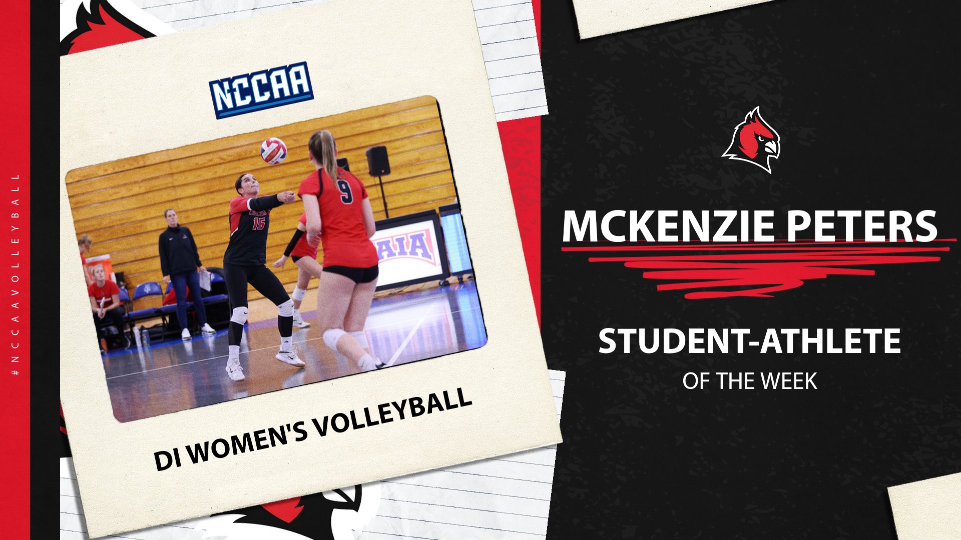 McKenzie Peters earns NCCAA Player of the Week honors