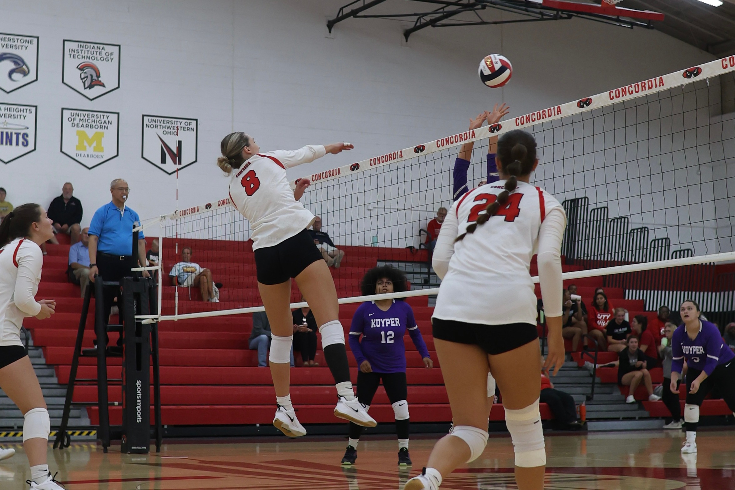 Volleyball sweeps Tri-Match in Home Opener